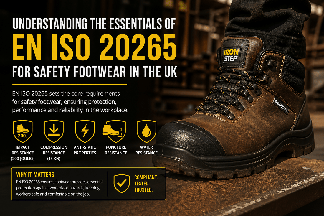 Understanding the Essentials of EN ISO 20265 for Safety Footwear in the UK - IronStep