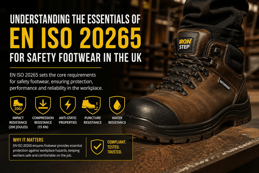 Understanding the Essentials of EN ISO 20265 for Safety Footwear in the UK - IronStep