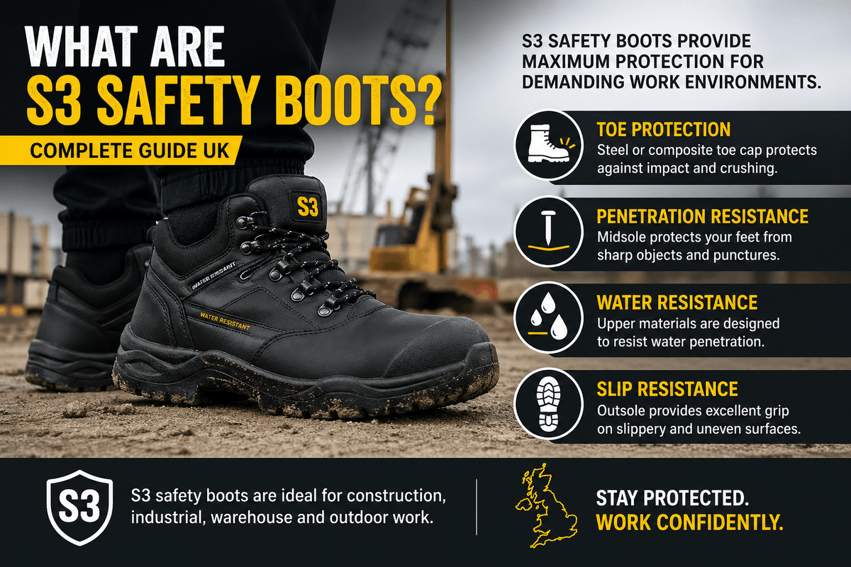 What Are S3 Safety Boots? Complete UK Guide – IronStep