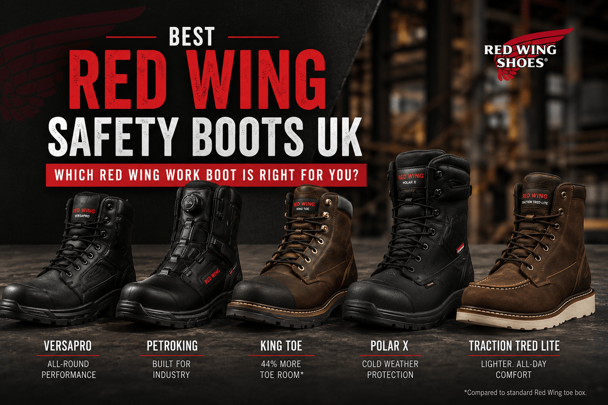 Best Red Wing Safety Boots UK: Which Red Wing Work Boot Is Right for You? - IronStep