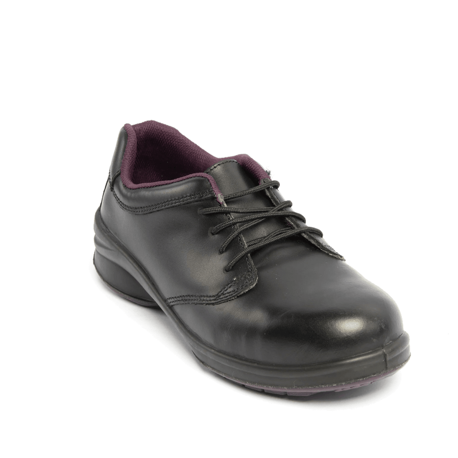 Himalayan 2214 S1P/SRC Women's Black Star Lace-Up Safety Shoe
