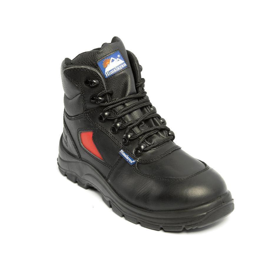 Himalayan 3414 S1P/SRC Black/Red Safety Boot