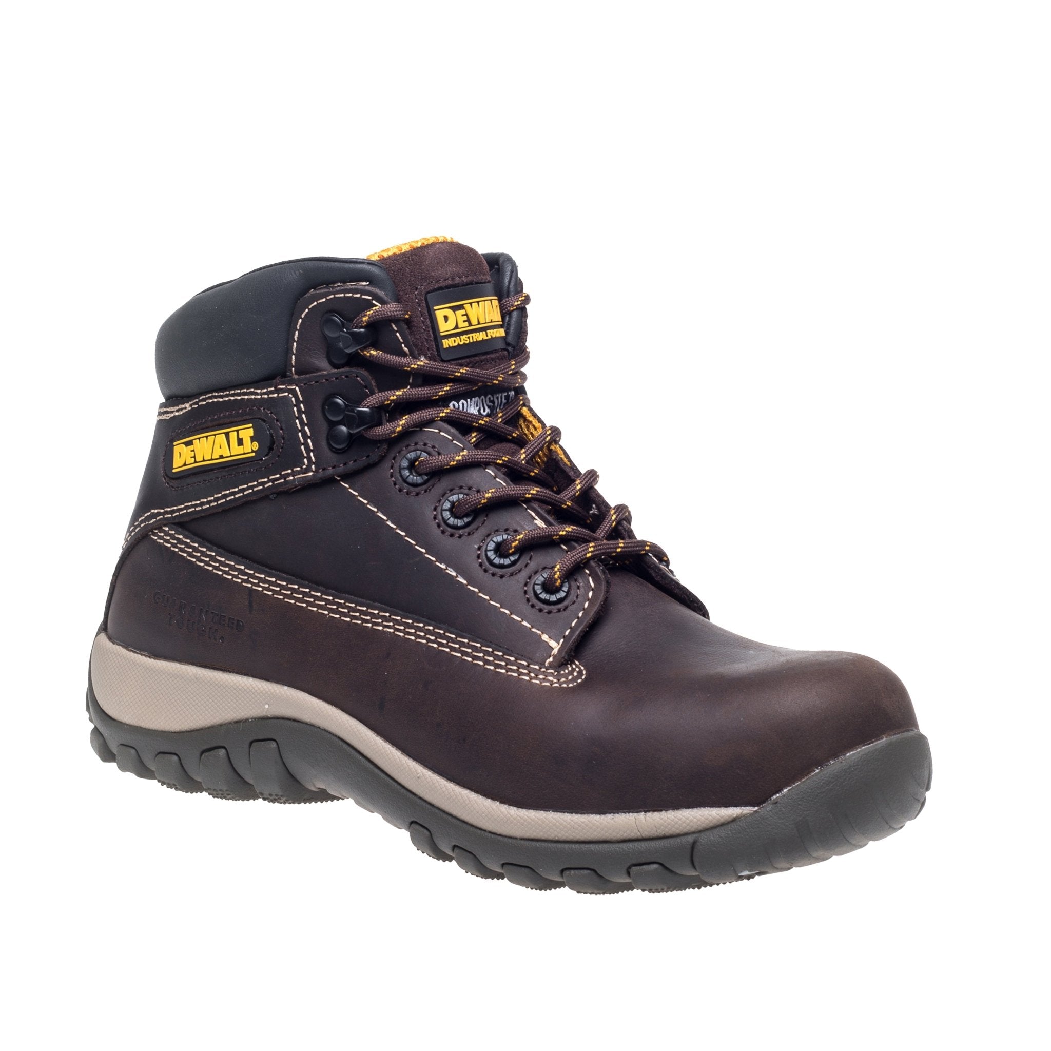 DeWalt safety boot brown composite S1P non-metallic