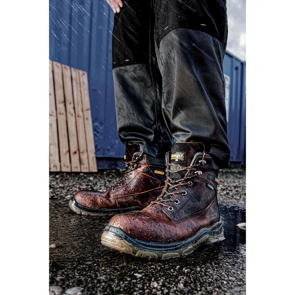 DeWalt Titanium Tan 6" Waterproof Safety Boot | S7 FO | CE EN ISO 20345:2022 - Safety Boots