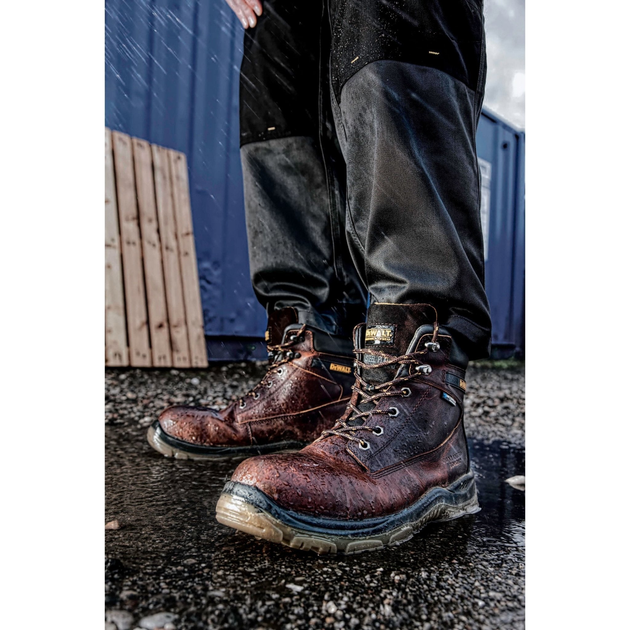 DeWalt Titanium Tan 6" Waterproof Safety Boot | S7 FO | CE EN ISO 20345:2022 - Safety Boots