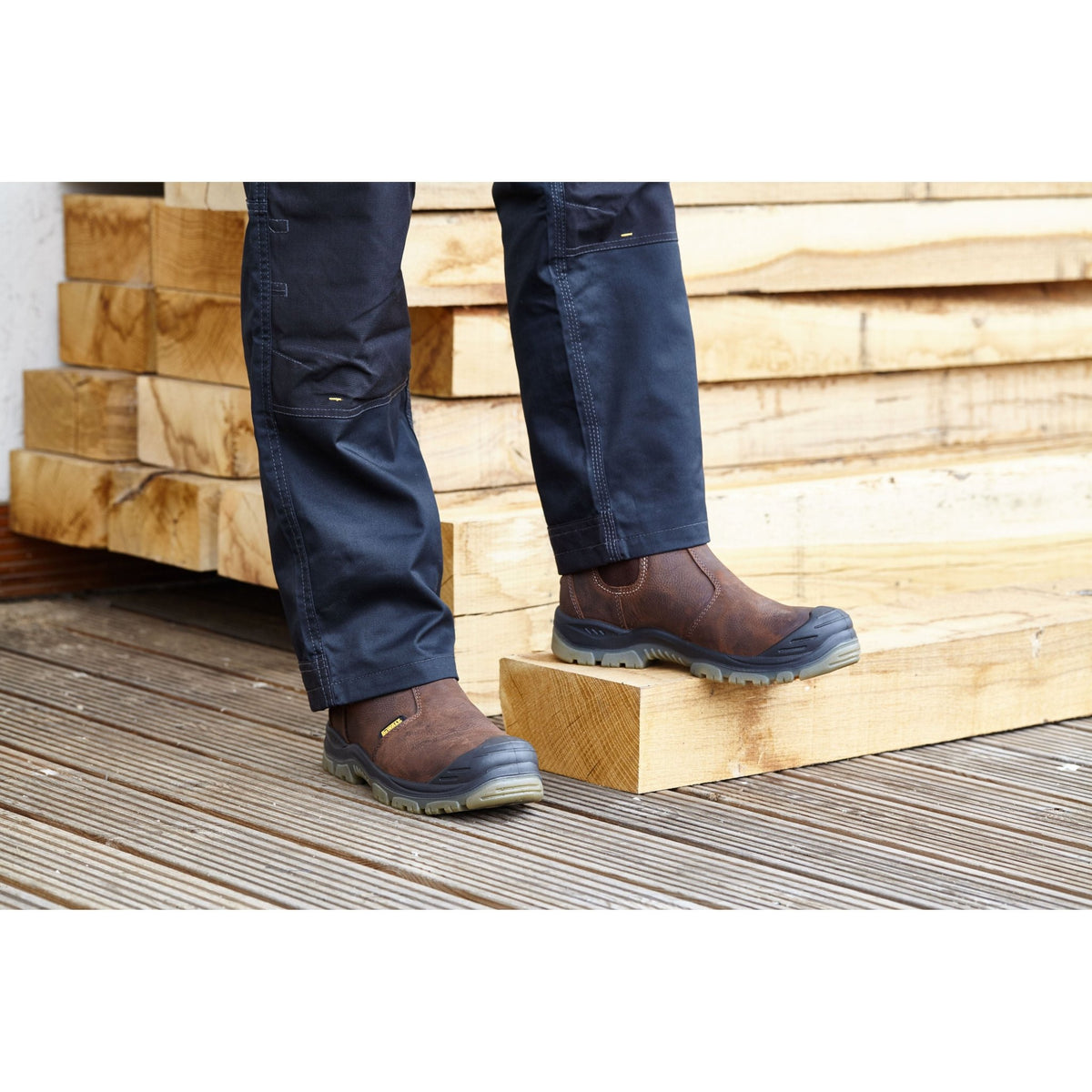 DeWalt Nitrogen Brown Safety Dealer Boot | Steel Toe S3 SRA | EN ISO 20345:2011 - Safety Boots