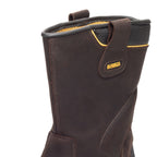DeWalt Millington Brown 100% Non - Metallic Waterproof Rigger Boot | S7S HRO FO SR | EN ISO 20345:2022 - Safety Boots
