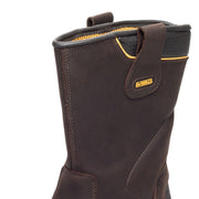 DeWalt Millington Brown 100% Non - Metallic Waterproof Rigger Boot | S7S HRO FO SR | EN ISO 20345:2022 - Safety Boots