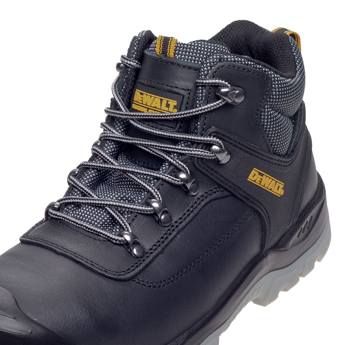DeWalt Laser Black Safety Hiker Boot | Steel Toe S1P FO | EN ISO 20345:2022 +A1:2024 - Safety Boots