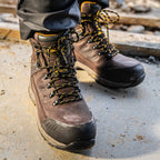 DeWalt Kirksville Brown Waterproof Pro Lite Safety Boot | Aluminium Toe S7S FO SR | EN ISO 20345:2022 - Safety Boots