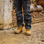 DeWalt Mentor Wheat Wide Fit Waterproof Safety Boot | S7 SC FO HRO LG SR | EN ISO 20345:2022 - Safety Boots