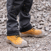 DeWalt Jamestown Wheat Wide Fit Side Zip Safety Boot | S3 SC FO LG HRO SR | EN ISO 20345:2022 - Safety Boots