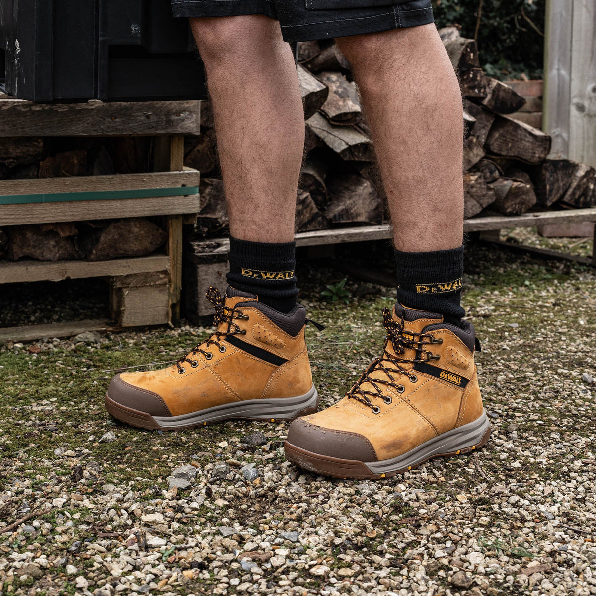 DeWalt Summit Wheat 5" Waterproof Safety Boot | S3S FO HRO SR | CE EN ISO 20345:2022 - Safety Boots