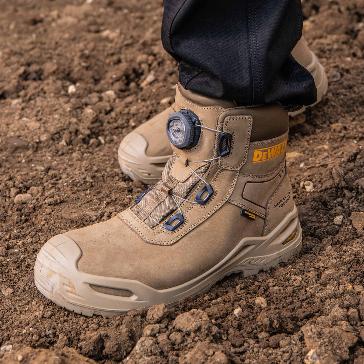 DeWalt Lander Stone BOA® Wide Fit Safety Boot | Composite Toe S7S SC LG ESD SR | EN ISO 20345:2022 - Safety Boots