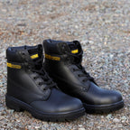 Apache AP300 Black 6 Eye Safety Boot | Steel Toe S3 SRA | EN ISO 20345:2011 - Safety Boots