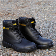 Apache AP300 Black 6 Eye Safety Boot | Steel Toe S3 SRA | EN ISO 20345:2011 - Safety Boots