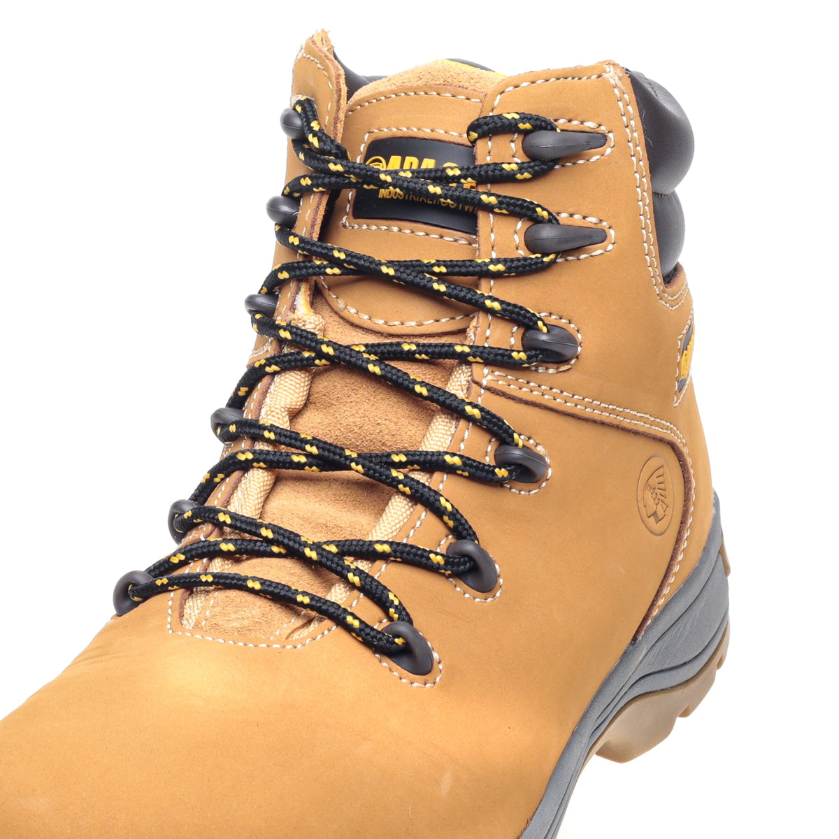 Apache AP314CM Wheat Nubuck Safety Hiker Boot | Steel Toe Composite Midsole S3 HRO SRC | EN ISO 20345:2011 - Safety Boots