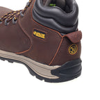 Apache AP315CM Brown Nubuck Safety Hiker Boot | Steel Toe Composite Midsole S3 HRO SRC | EN ISO 20345:2011 - Safety Boots