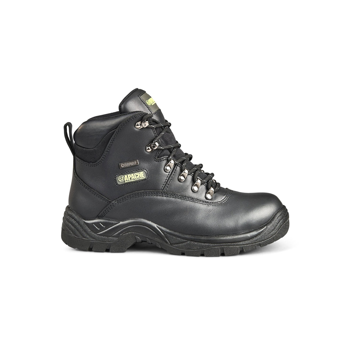Apache SS812SM Black Waterproof Safety Hiker | S3 WR SRC | CE EN ISO 20345:2011 - Safety Boot