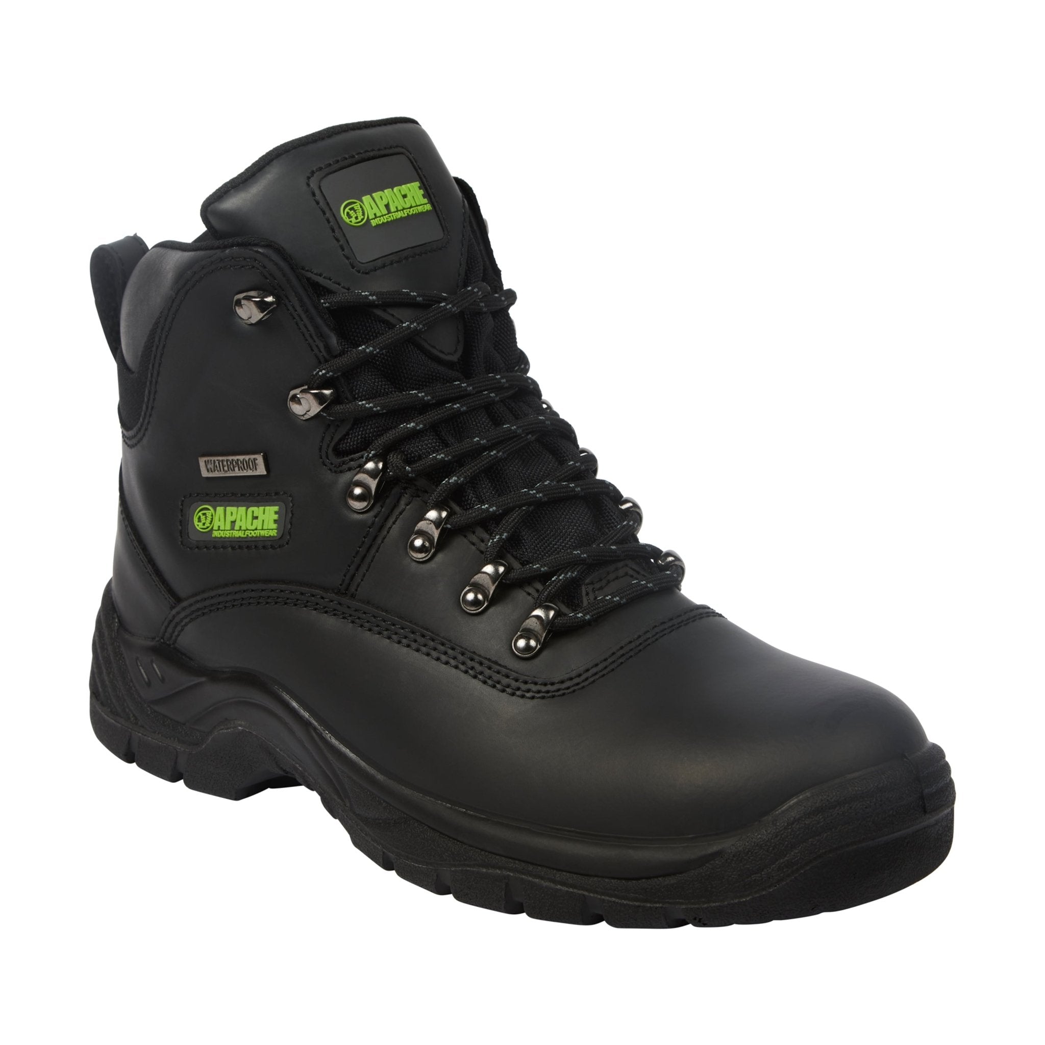 Apache SS812SM Black Waterproof Safety Hiker | S3 WR SRC | CE EN ISO 20345:2011 - Safety Boot