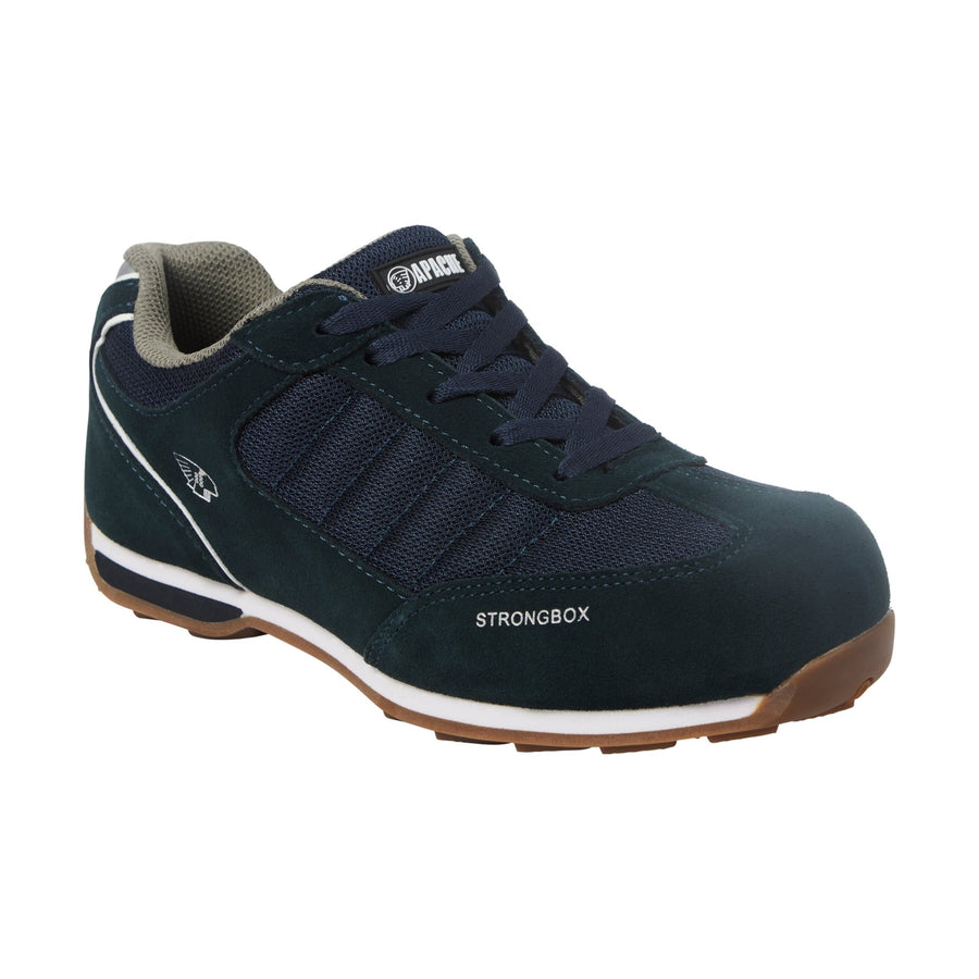 Apache Safety Trainer Strike Navy Suede Retro S1P