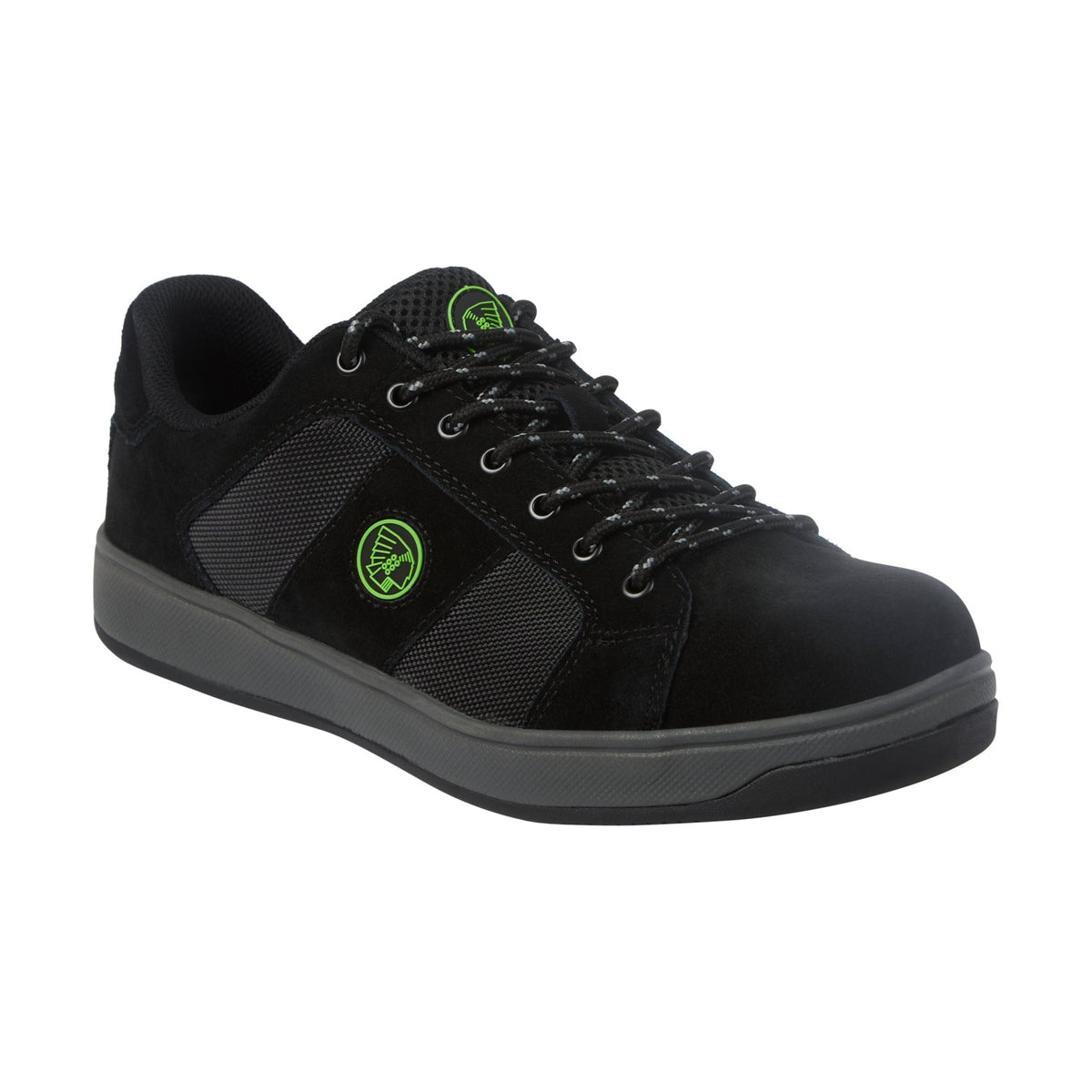 Apache KICK Black Suede Cup Sole Safety Trainer | S1P SRA | CE EN ISO 20345:2011 - Safety Trainer