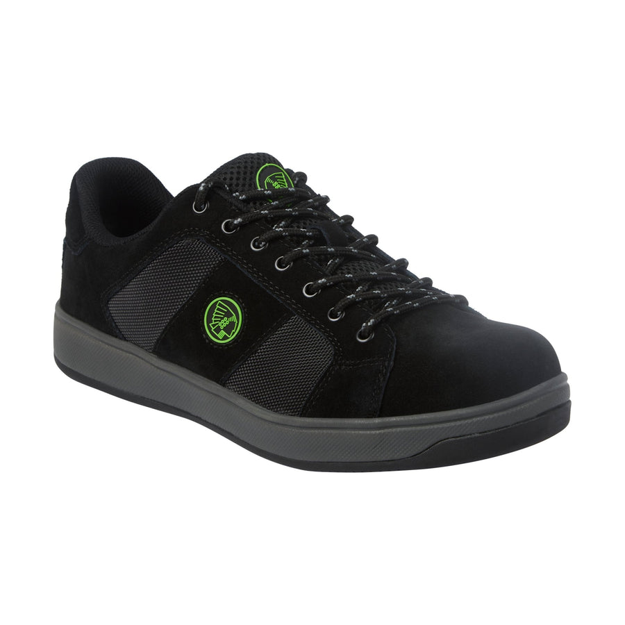 Apache Safety Trainer KICK Black Suede Cup Sole S1P