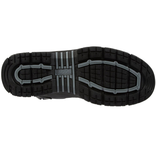 Apache COMBAT Black High Leg Non - Metallic Safety Boot | YKK Zip Cordura S7S