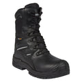 Apache COMBAT Black High Leg Non - Metallic Safety Boot | YKK Zip Cordura S7S Safety Boots