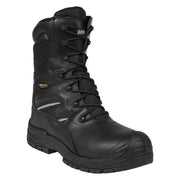 Apache COMBAT Black High Leg Non - Metallic Safety Boot | YKK Zip Cordura S7S Safety Boots