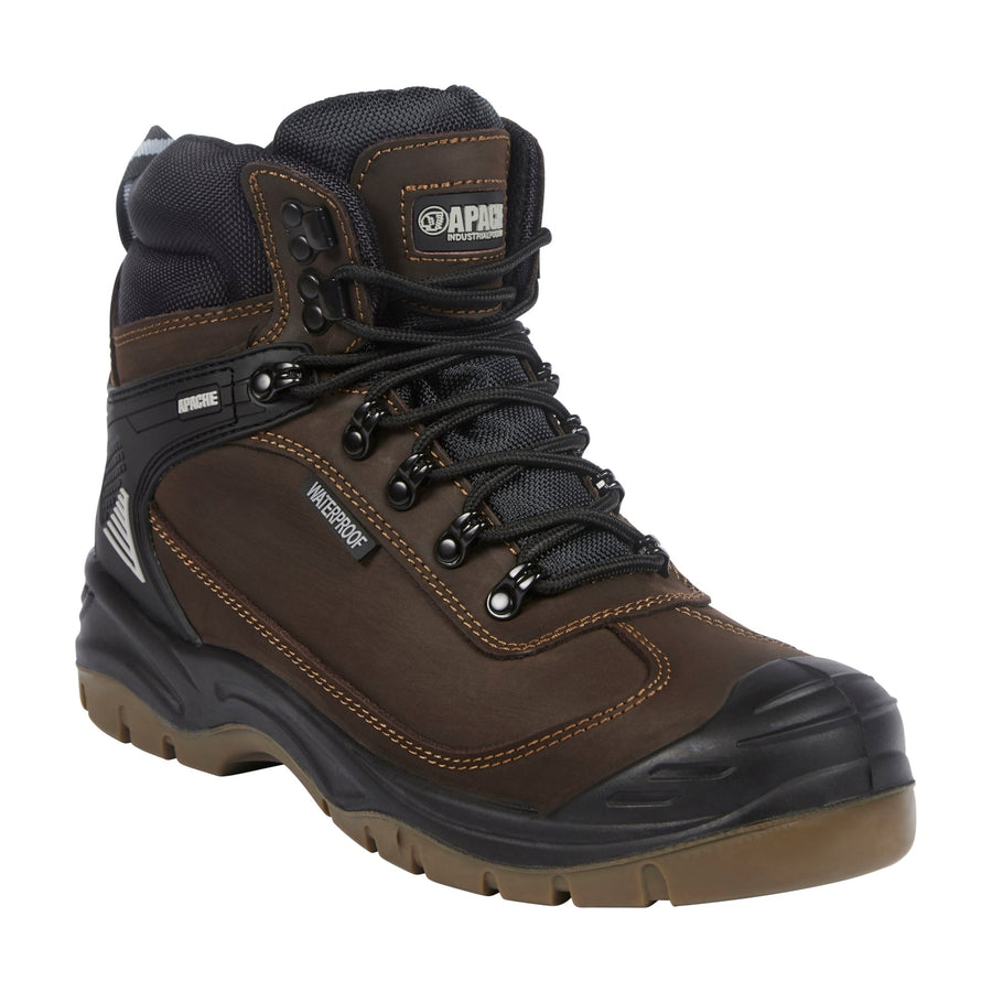 Apache Safety Hiker Boot Ranger Brown Waterproof S3