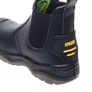 Apache AP714SM Black Safety Dealer Boot | Steel Toe S3 SRC Antistatic | EN ISO 20345:2011 - Safety Boots