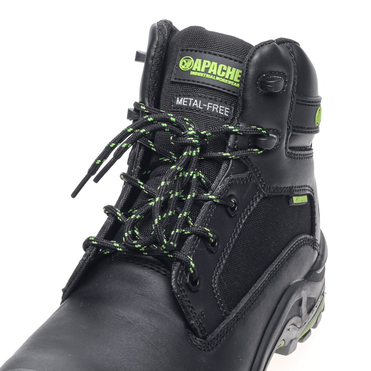 Apache Dakota Black Metal Free Waterproof Safety Boot | S3 WR HRO SRC | CE EN ISO 20345:2011 - Safety Boot