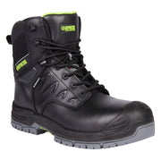 Apache waterproof safety boot black side zip S7 non-metallic