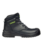 Apache Edmonton Black GRS Recycled Leather Waterproof Safety Boot | S7L SC LG FO SR | CE EN ISO 20345:2022 - Safety Boot