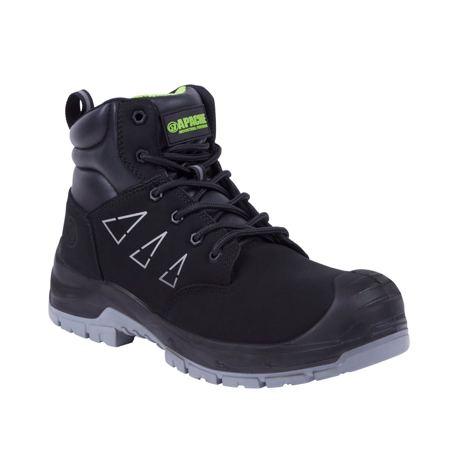 Apache Armstrong Safety Boot Black Wide Fit Non-Metallic S3
