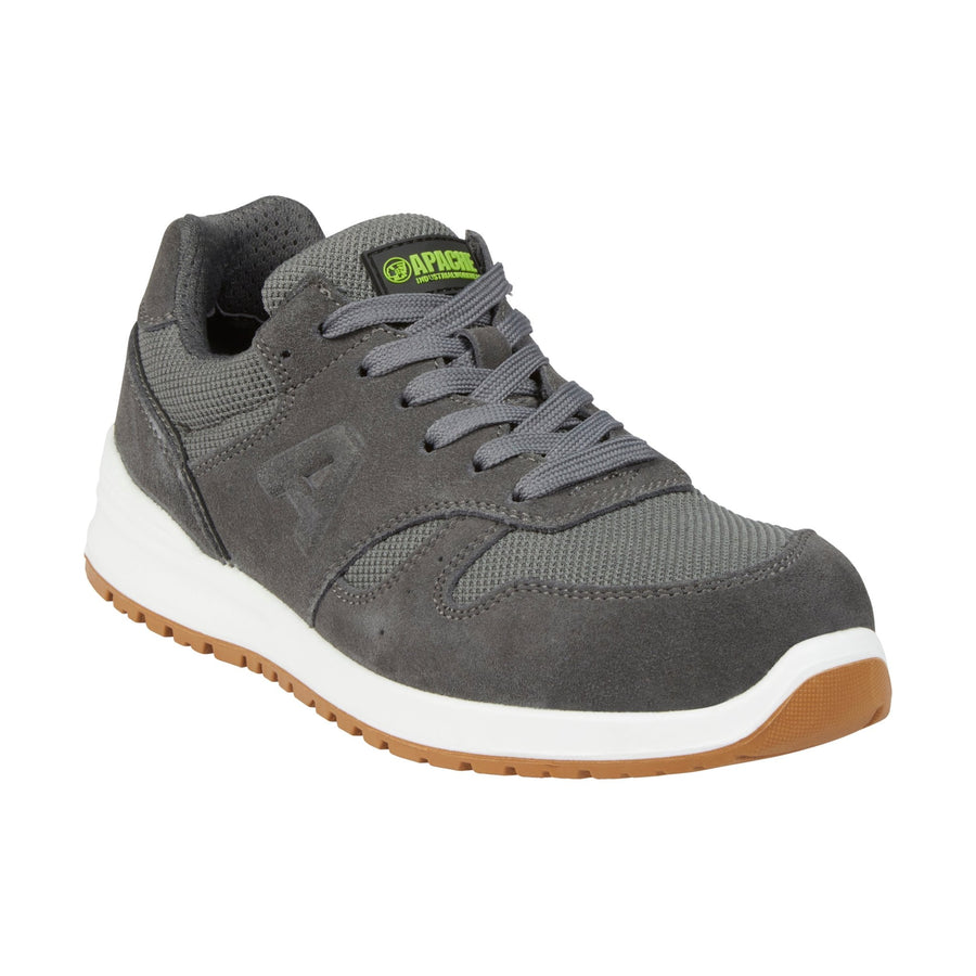 Apache Safety Trainer Winnipeg Charcoal Grey Suede S1