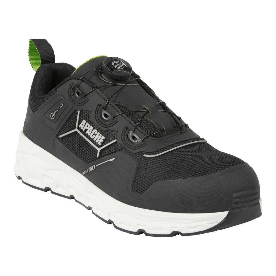 Apache Safety Trainer Chatham Black Rebound EVA Wide Fit S1