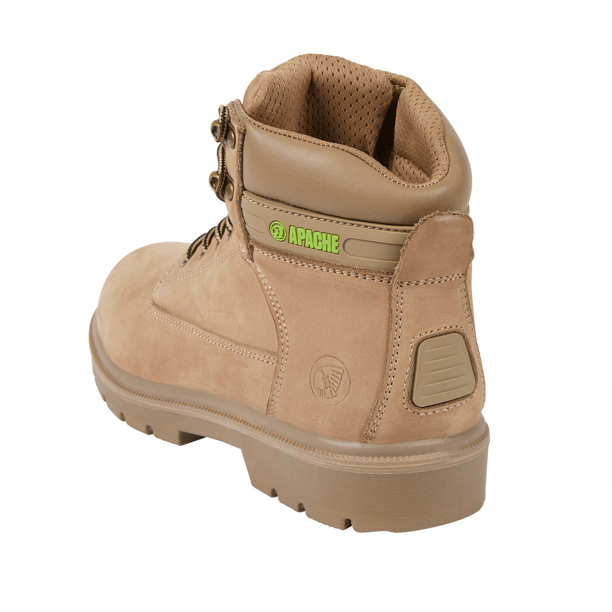 Apache Barnwell Stone Nubuck Safety Boot | Steel Toe S1P FO | EN ISO 20345:2022 - Safety Boots