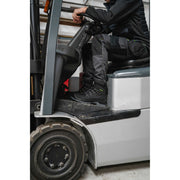 Apache Fort FITGO Black GRS Recycled Leather Waterproof ESD Safety Boot | S7L SC LG FO HI CI SR | CE EN ISO 20345:2022 - Safety Boot