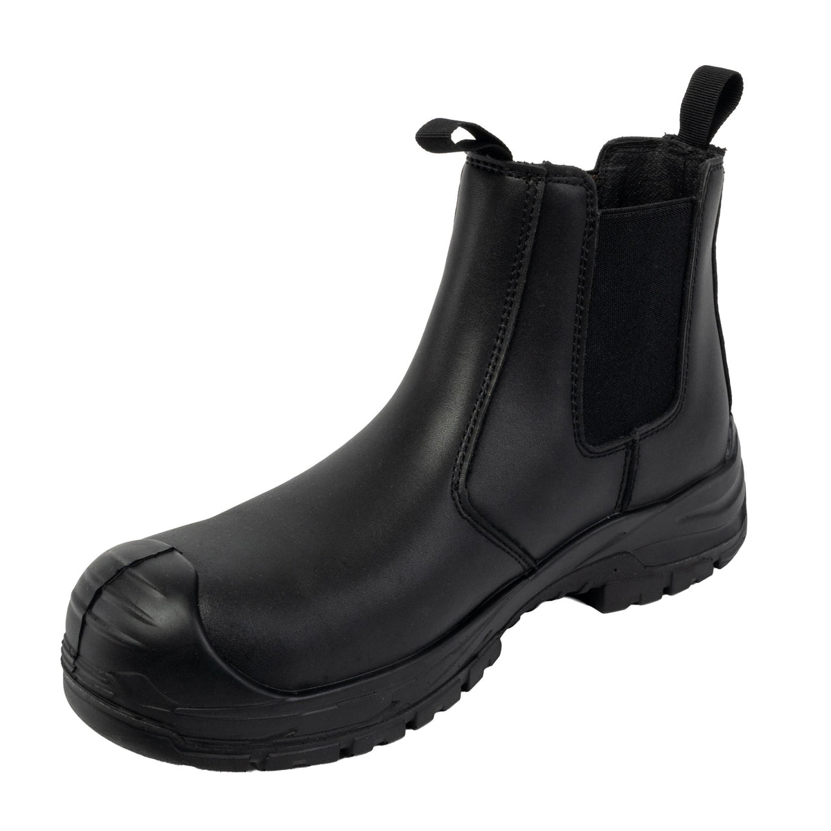 Apache Brooks Black GRS Recycled Wide Fit Dealer Boot | 100% Non - Metallic S3L SC LG FO SR | EN ISO 20345:2022 - Safety Boots
