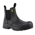 Apache Brooks dealer boot black wide fit non-metallic