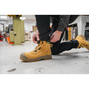 Apache Churchill Wheat FITGO Wide Fit Waterproof Safety Boot ESD | S7S SC LG HRO FO HI CI SR | EN ISO 20345:2022 +A1:2024 - Safety Boots