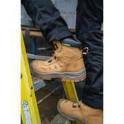 Apache Churchill Wheat FITGO Wide Fit Waterproof Safety Boot ESD | S7S SC LG HRO FO HI CI SR | EN ISO 20345:2022 +A1:2024 - Safety Boots
