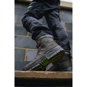 Apache Churchill Brown FITGO Wide Fit Waterproof Safety Boot ESD | S7S SC LG HRO FO HI CI SR | EN ISO 20345:2022 +A1:2024 - Safety Boots
