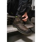Apache Churchill Brown FITGO Wide Fit Waterproof Safety Boot ESD | S7S SC LG HRO FO HI CI SR | EN ISO 20345:2022 +A1:2024 - Safety Boots