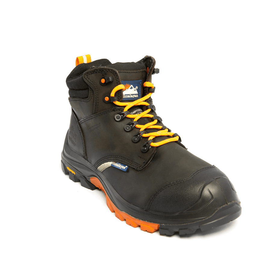 Himalayan Vibram 5601 S3/SRC Composite Waterproof ReflectO Black Safety Boot
