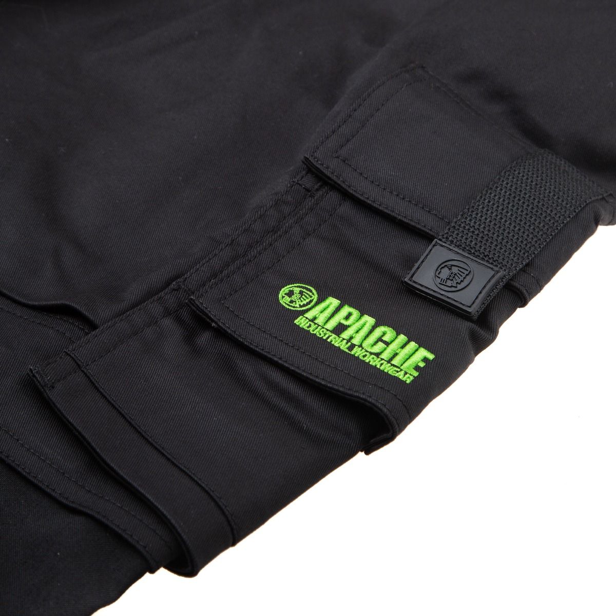 Apache Bancroft Black Grey Slim Fit Stretch Holster Trouser - Work Trousers