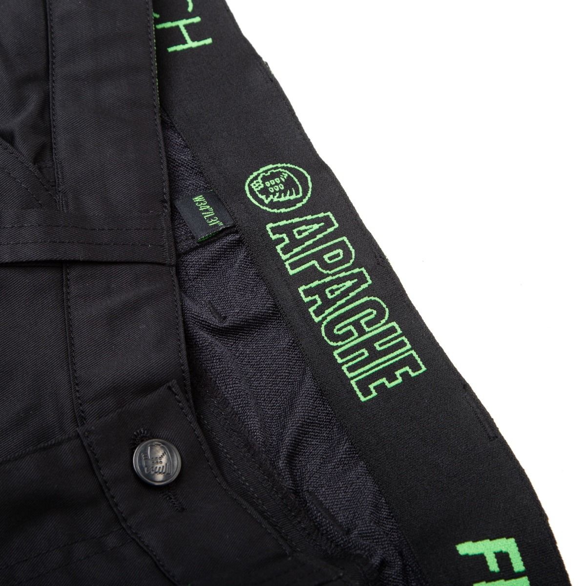 Apache Bancroft Black Grey Slim Fit Stretch Holster Trouser - Work Trousers