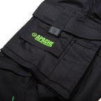 Apache Bancroft Black Grey Slim Fit Stretch Holster Trouser - Work Trousers